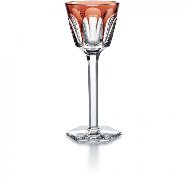 Harcourt-verre-vin-du-rhin-orange-Baccarat