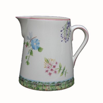 Pot-conique-vent-de-fleurs-st-clement-faïence Pot-conique-vent-de-fleurs-st-clement-faïence