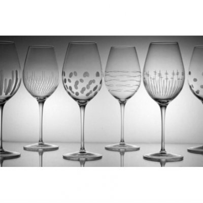 6 VERRES CRISTAL TAILLE PASTIS RICARD | Vessiere Cristaux