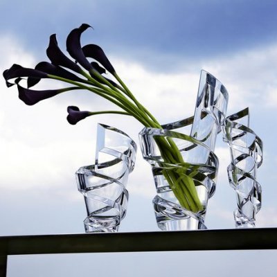 Vase-spirale-Baccarat Vase-spirale-Baccarat