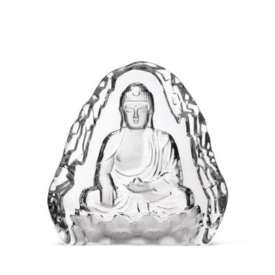 sculpture-Bouddha-cristal-clair