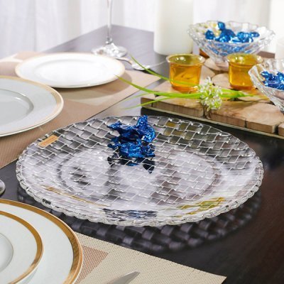 Assiette-cristal-Bossa-Nova-Nachtmann Assiette-cristal-Bossa-Nova-Nachtmann