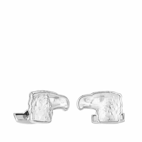 Eagle-mascottes-palladium-cufflinks-Lalique