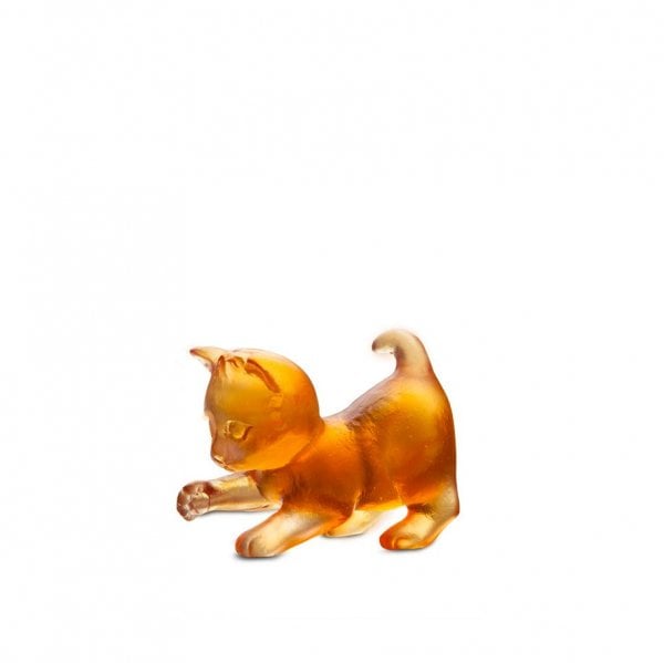 Mini-chaton-joueur-ambre-cristal-daum