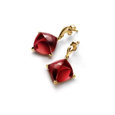 Red-earrings-medicis-baccarat
