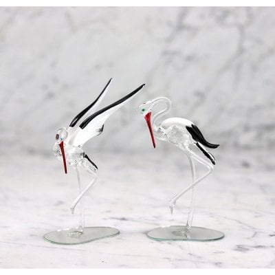 Sculpture-cigogne-cristal Sculpture-cigogne-cristal