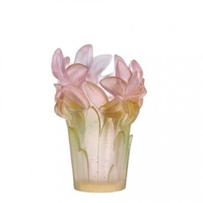 VASE AMARYLLIS ROSE DAUM vase-amaryllis-rose-daum