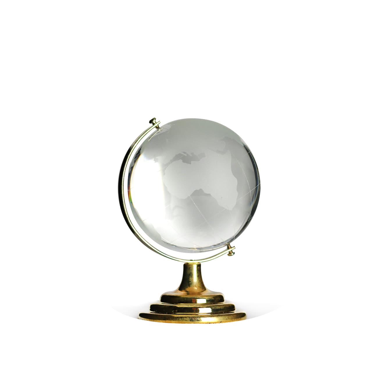 GLOBE TERRESTRE CRISTAL