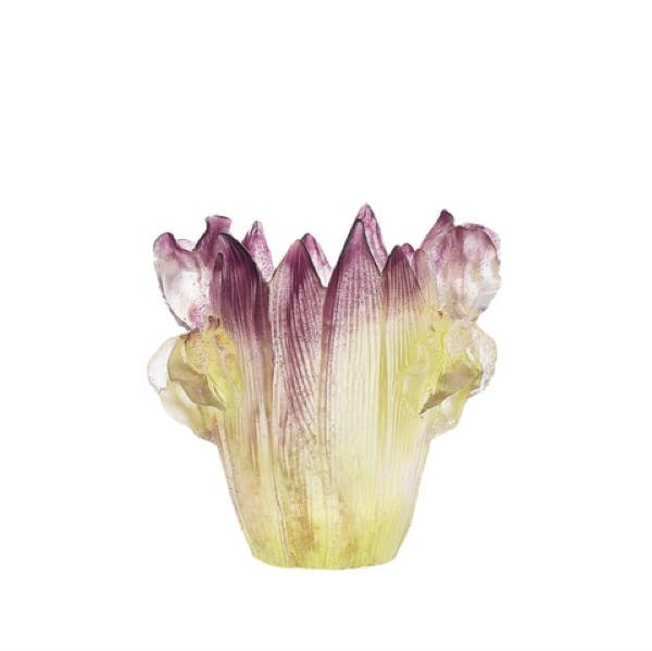 Iris Vase Daum Vessiere Cristaux
