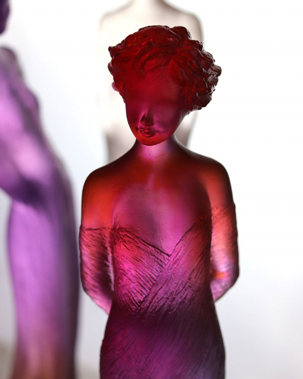 sculpture Margot en pate de cristal par Daum France