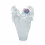 Vase-magnum-rose-passion-blanc-fleur-verte-rose-daum