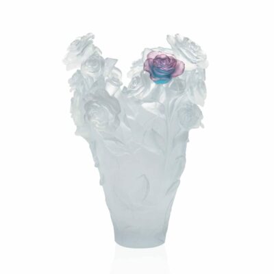 Vase-magnum-rose-passion-blanc-fleur-verte-rose-daum
