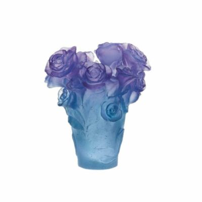 Vase-roses-daum-bleu