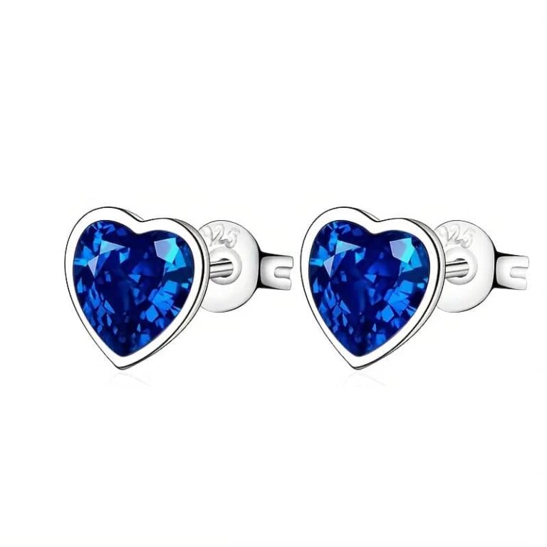 Parure Cœur Brillant – Collier Et Boucles D’oreilles En Cristal Et Argent, Cadeau élégant Pour Femme