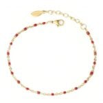 bracelet-boheme-perles-rouges