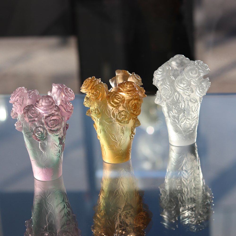 mini Vase en cristal Daum 