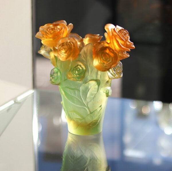 vase en pate de cristal Daum