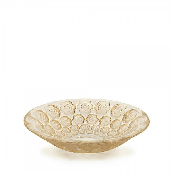 Coupe-anemone-cristal-lalique-or
