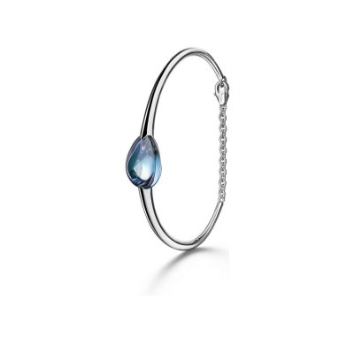 Bracelet-fleur-de-psydelic-aqua-miroir-Baccarat