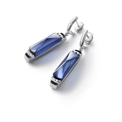 Louxor-earrings-blue-Baccarat