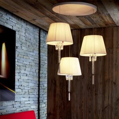 Torch-suspension-abat-jour-blanc-Baccarat Torch-suspension-abat-jour-blanc-Baccarat