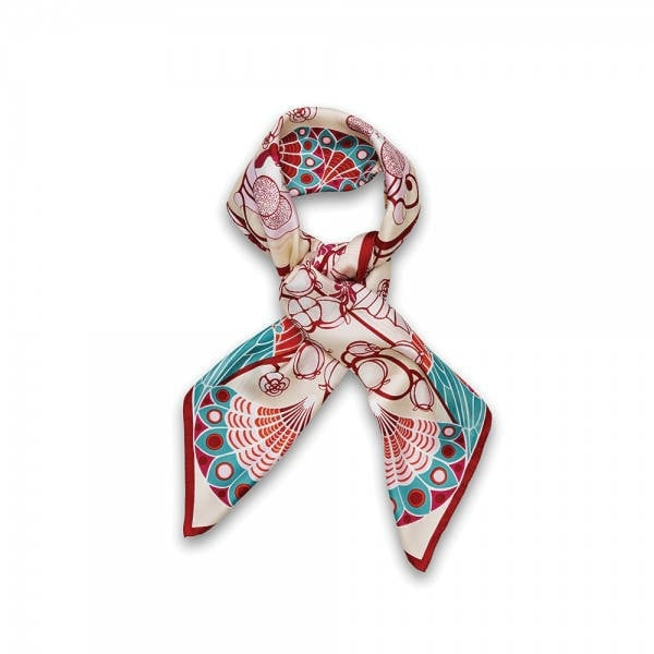 foulard-rose-soie-lalique