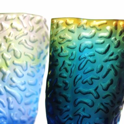 vase-coraux-pate-de-verre-Daum- vase-coraux-pate-de-verre-Daum-
