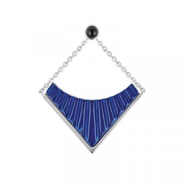 Boucle-oreille-1925-cristal-bleu-Lalique