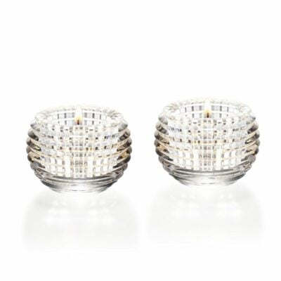 CRYSTAL VOTIVE, CANDLEHOLDERS