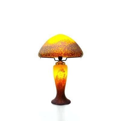 Lampe de chevet orange mandarine