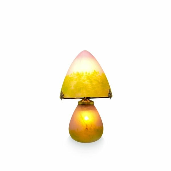 Petite-lampe-champignon-vert-rose