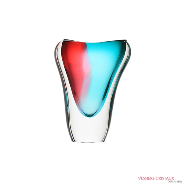 Vase-cristal-rouge-turquoise