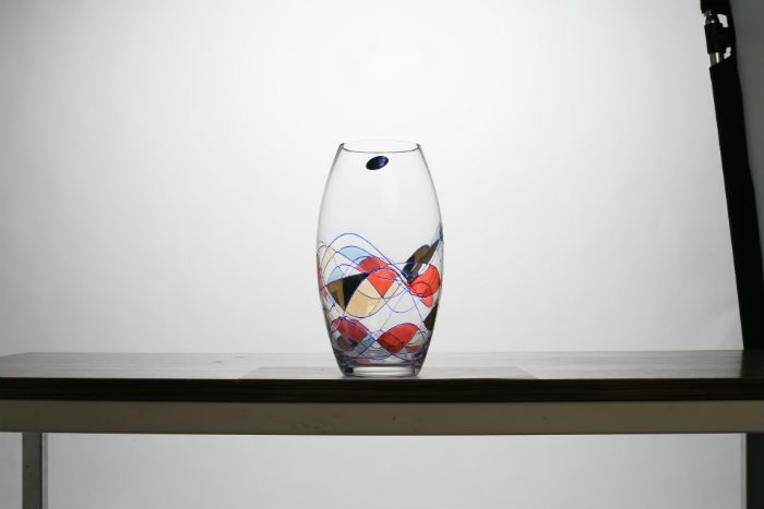 Lumignons photophore vase cristal verre art luxe style Murano bol à la main