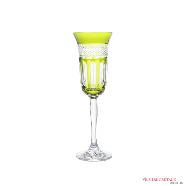 Flute-cristal-de-Paris-vert