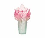 Vase-amaryllis-rose-Daum