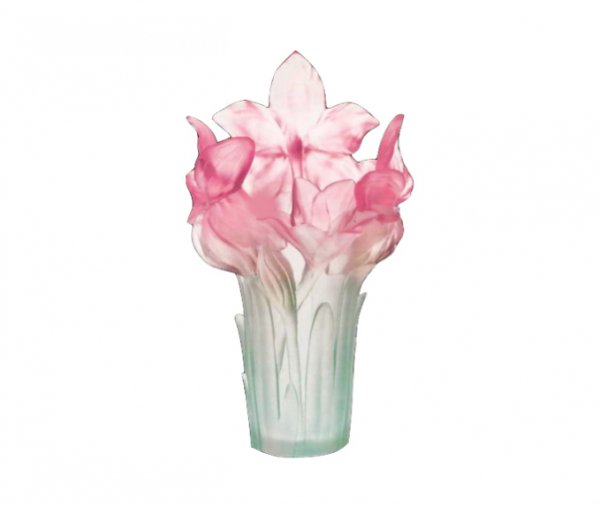 Vase-amaryllis-rose-Daum