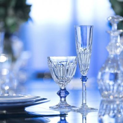 Verre-Harcourt-bleu-Baccarat Verre-Harcourt-bleu-Baccarat