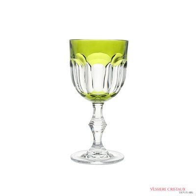 Verre-vin-cristal-vert-Nicole