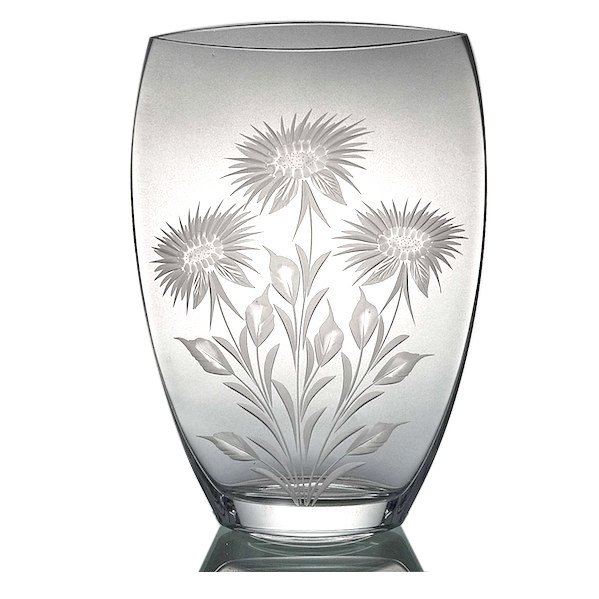 Vase-cristal-taille-main-fleur