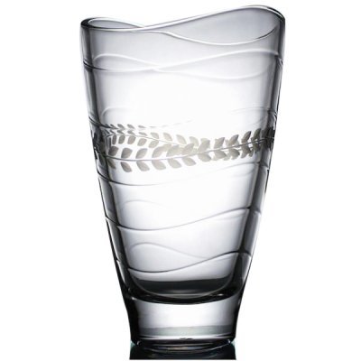 Vase-cristal-taille-vague