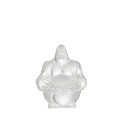 Gorilla-sculpture-cristal-Lalique Gorilla-sculpture-cristal-Lalique