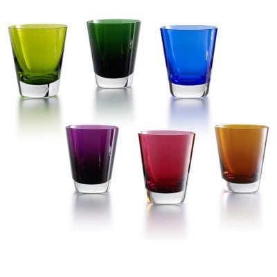 VERRE CRISTAL COULEUR