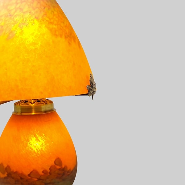 Lampe-champignon-pate-de-verre