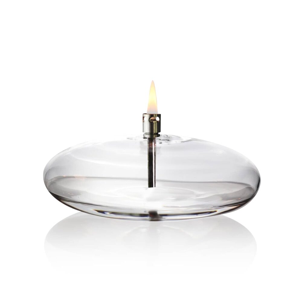 Lampe A Huile En Verre Transparent Beata main image 1