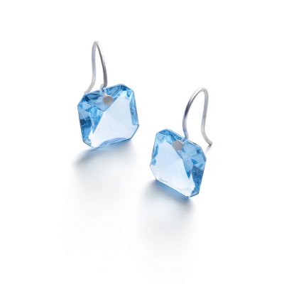 Boucles-oreilles-octogone-cristal-bleu-Baccarat Boucles-oreilles-octogone-cristal-bleu-Baccarat