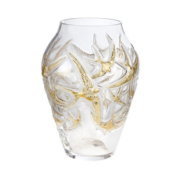 Hirondelles-grand-vase-or-Lalique