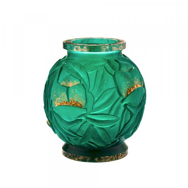 Vase-GM-empreinte-or-Daum-France