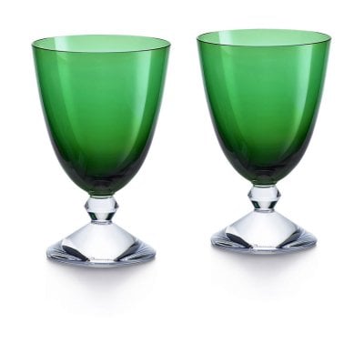 Vega-verre-bas-vert-Baccarat