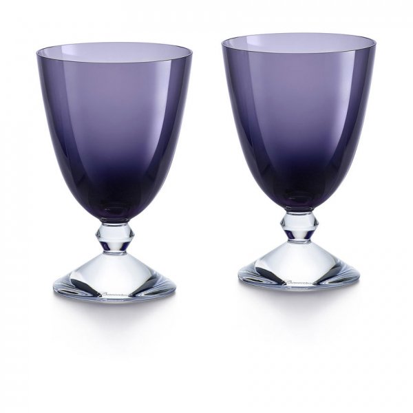 Vega-verre-bas-violet-Baccarat