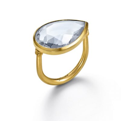 Bague-gouttes-cristal-clair-Taillac-Baccarat